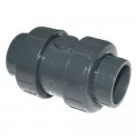 VALVOLA DI RITEGNO A MOLLA PVC D.50MM RACCORDI PVC PISCINA