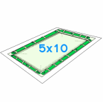COPERTURA INVERNALE PISCINA 5 X 10 CON SALSICCIOTTI