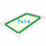 COPERTURA INVERNALE PISCINA 7 X 14 CON SALSICCIOTTI