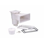SKIMMER PISCINA CON BOCCA AMPIA E COPERCHIO QUADRO