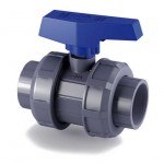 VALVOLA A SFERA E-QUA PVC D.63MM RACCORDI PVC PISCINA