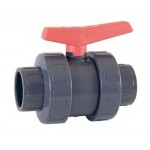 VALVOLA A SFERA PVC D.50MM STANDARD INCOLLAGGIO RACCORDI PISCINA